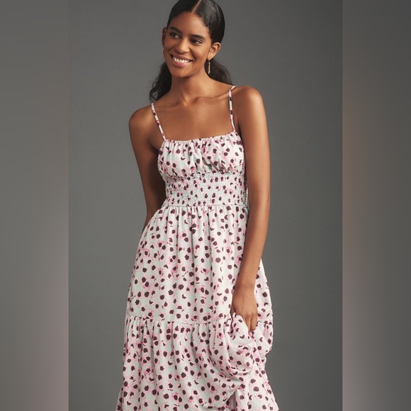 NWT Anthropologie hutch sleeveless square-neck a-line maxi dress. Size Medium - Picture 6 of 6